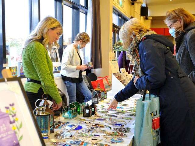 Scenes from Shoreham and Southwick Rotary Club's Christmas arts and crafts fair. Pictures: Steve Robards SR2111282