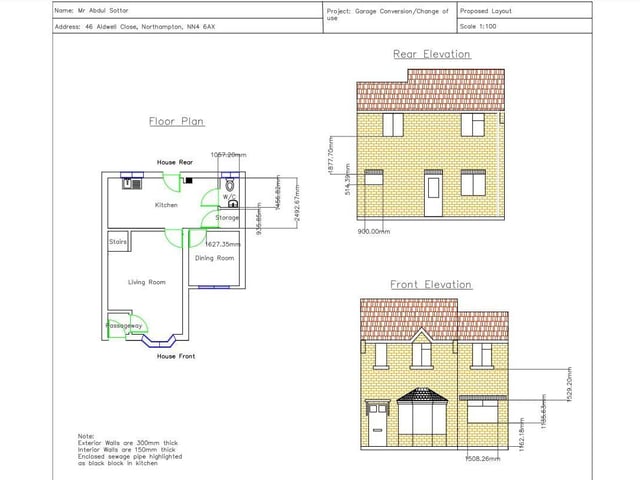 Planning Application WNN/2021/0847 - Valid From 29/09/2021
46 Aldwell Close, -, Northampton, Northamptonshire, NN4 6AX
Conversion of embedded garage into habitable space