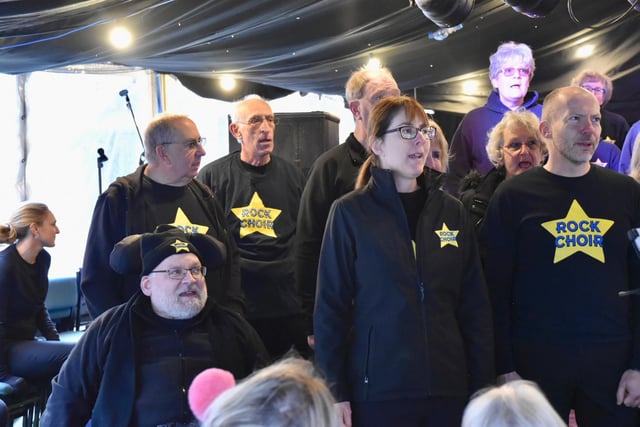 Rock Choir in Haywards Heath on Saturday