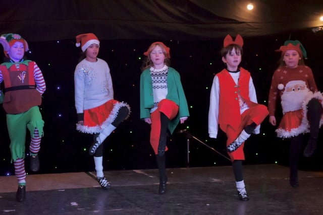 Carey School of Irish Dancing performing in Haywards Heath
