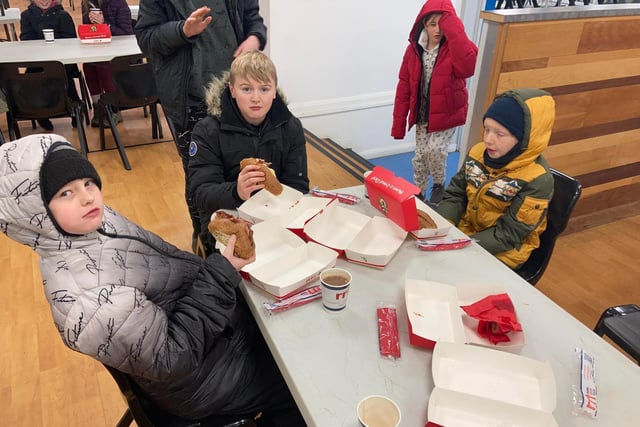 Cubs and Scouts from 1st Apsley took part in the DENS sponsored sleepout, swapping their cosy beds for a sleeping bag and cardboard box