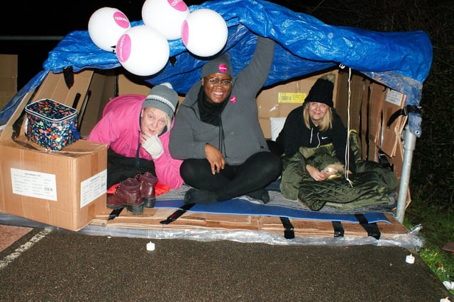 Families, friends, colleagues and community groups from across Dacorum swapped their cosy beds for sleeping bags