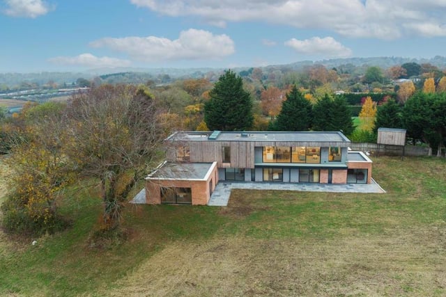 The modern six-bed home in Claverdon. Photo by Knight Frank