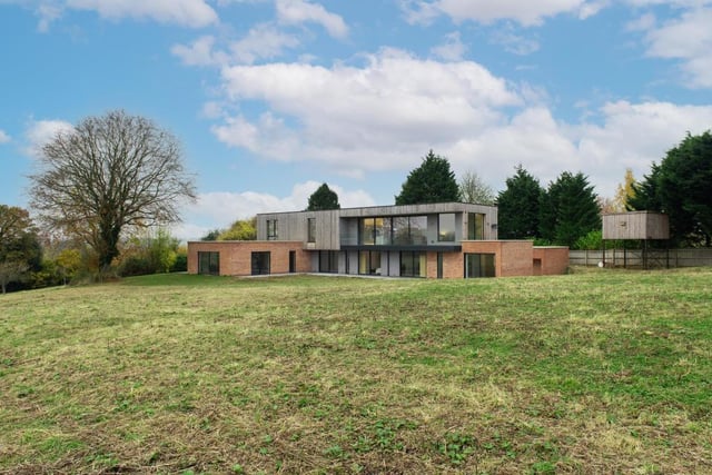 The modern six-bed home in Claverdon. Photo by Knight Frank