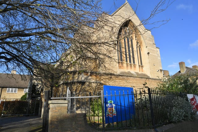 Interiors and exteriors of All Soul's RC church, Park Road -   an appeal to correct subsidence at the church has been launched.