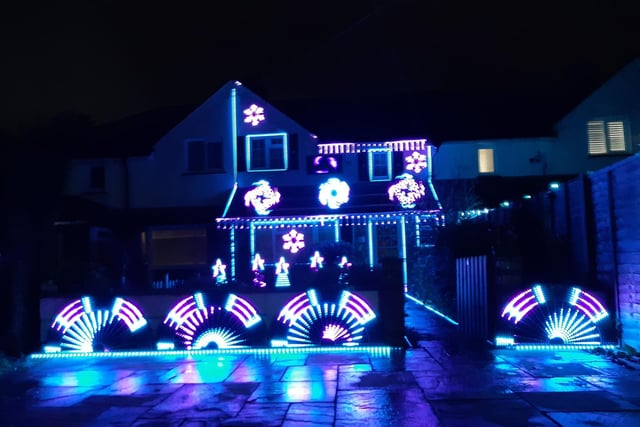Kevyn Chambers lives in Northway Road, Littlehampton, and has had his Christmas display in the planning since January