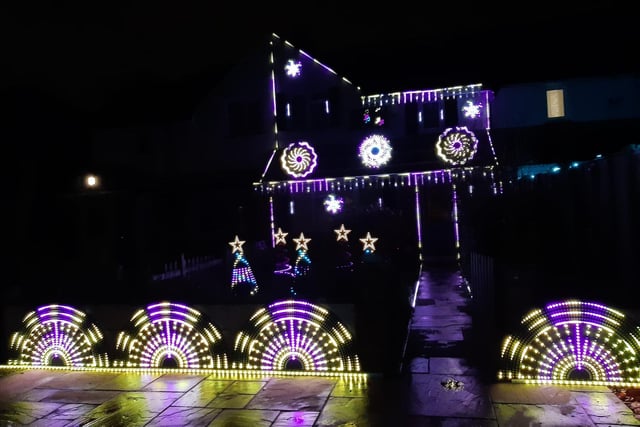 Kevyn Chambers lives in Northway Road, Littlehampton, and has had his Christmas display in the planning since January