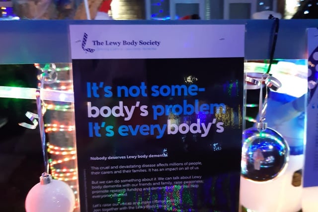 Daryl Baker lives in Paterson Wilson Road in Littlehampton and his Christmas lights are raising money for The Lewy Body Society