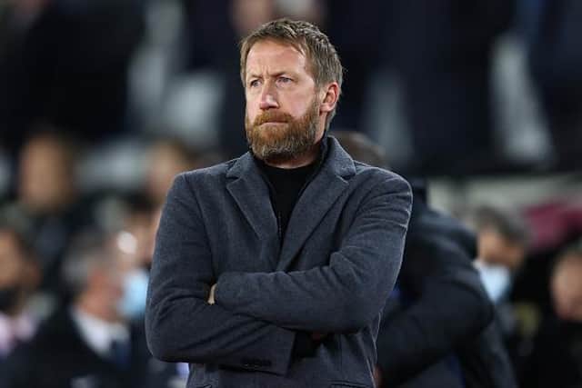 Graham Potter will assess the fitness of several players ahead of Saturday's trip to Southampton