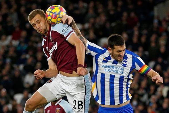 Defended bravely against a physical and dangerous West Ham attack. Tried to get Albion moving forward by playing out from the back