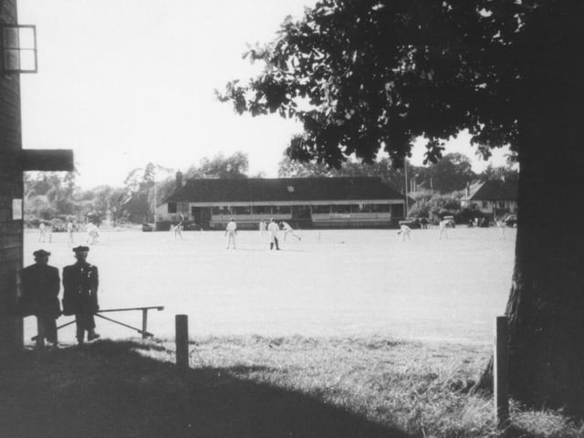 The cricketfield in Horsham