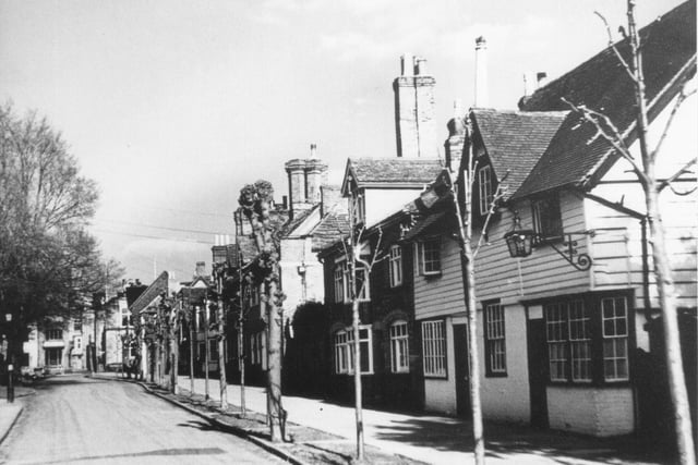 The Causeway, Horsham, pictured in the 1950s
