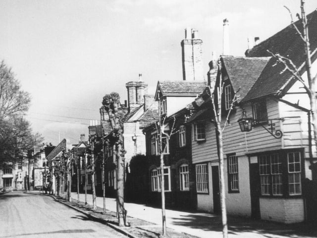 The Causeway, Horsham, pictured in the 1950s
