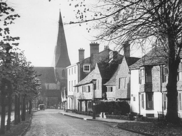 The Causeway has changed little since this picture was taken in the 1950s - some of the trees are a bit bigger!