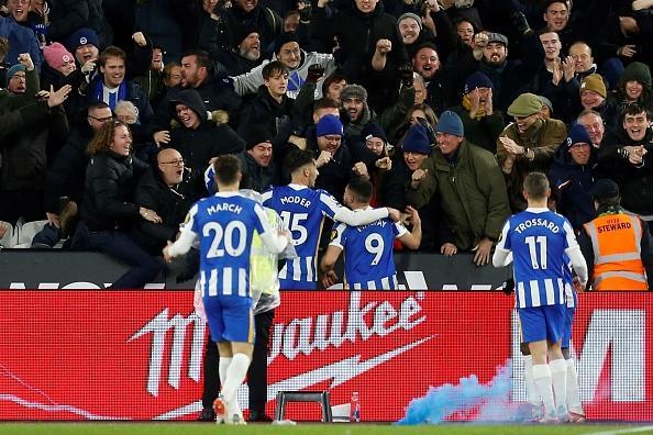 Albion players soak up the applause