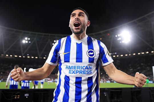 Neal Maupay enjoys the moment