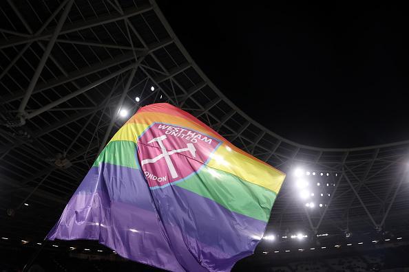The match was part of the Premier League's Rainbow Laces campaign