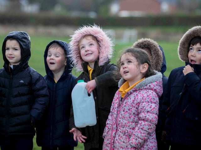 Joy for children as more than 400 trees planted across Northampton. Photo: Kirsty Edmonds.