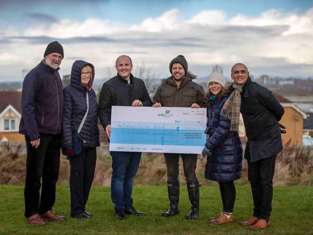 Joy for children as more than 400 trees planted across Northampton. Photo: Kirsty Edmonds.
