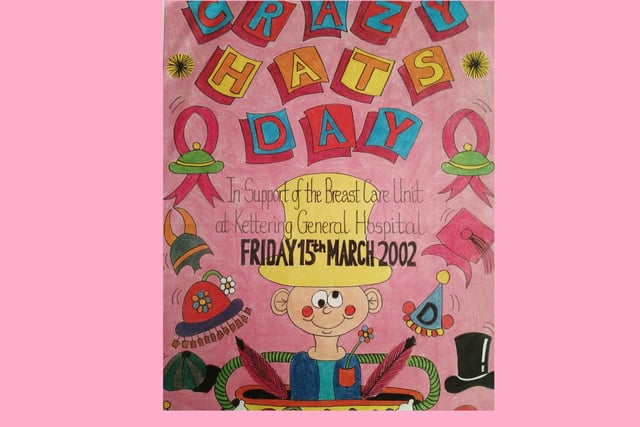 A poster from the first Crazy Hats Day in 2002