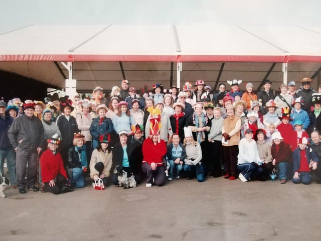 Our first walk at Wicksteed Park in March 2003 - with 250 walkers