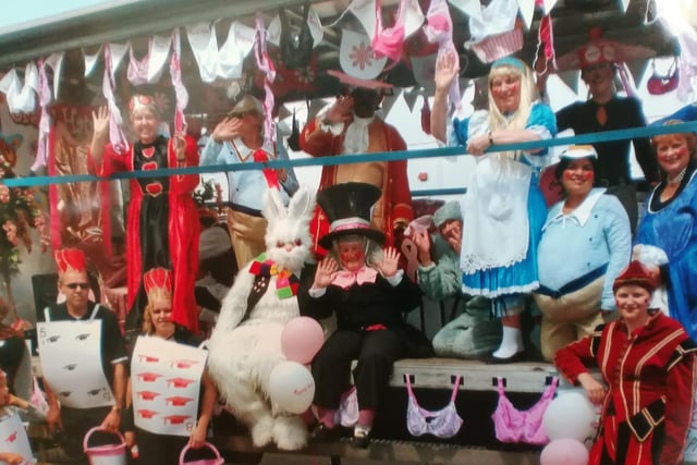 The fun of entering Wellingborough Carnival as Mad Hatters!!