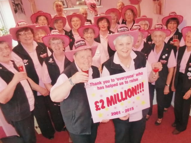 A very proud occasion - celebrating the milestone of £2m at the office