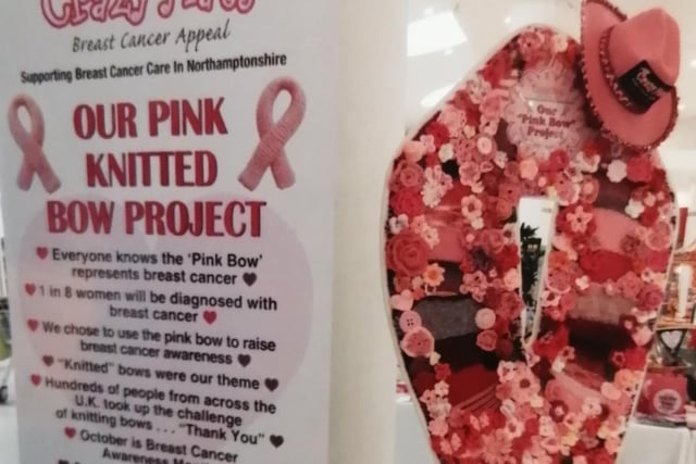 The Pink Bow Project attracted knitters from across the world