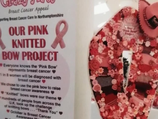 The Pink Bow Project attracted knitters from across the world