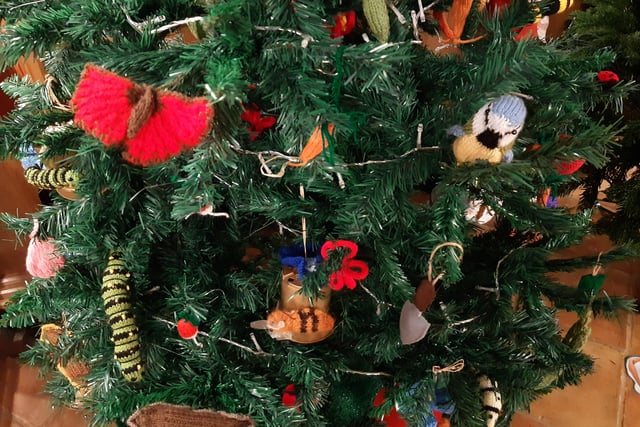Findon Garden Association cleverly wove in things from the garden into its Christmas tree