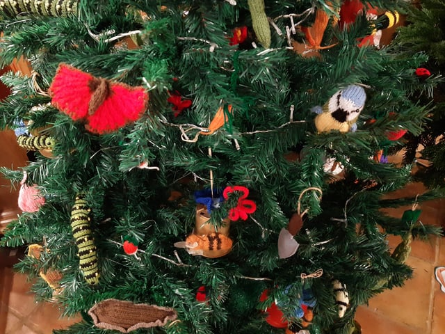 Findon Garden Association cleverly wove in things from the garden into its Christmas tree