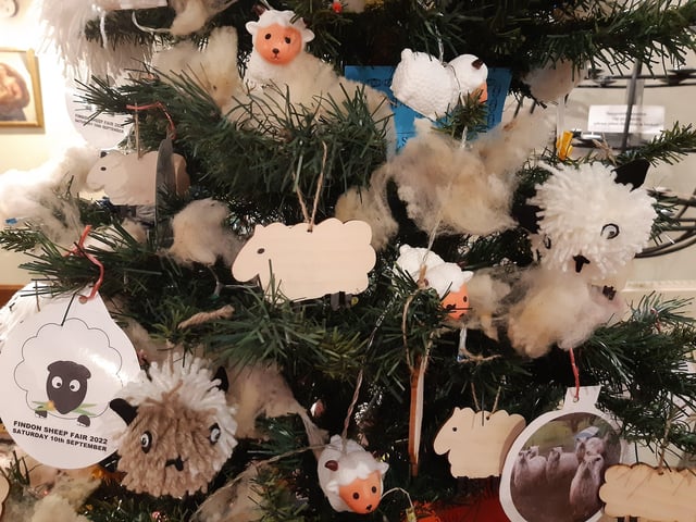 Woolly wonders on the Findon Sheep Fair Committee tree