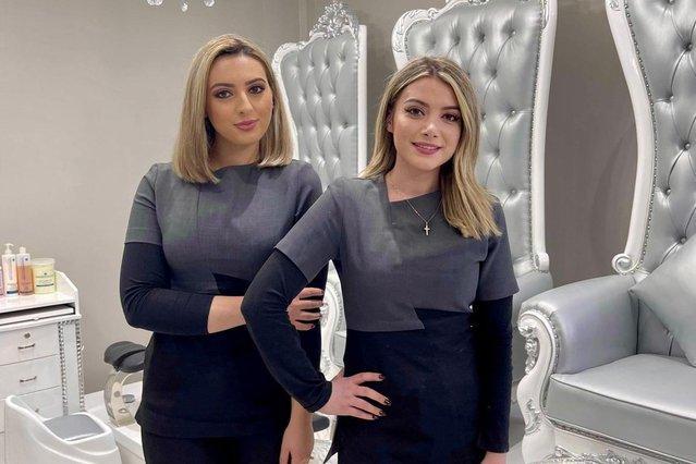 The beauty salon in Wellingborough Road - opposite the Co-op - was opened in November by sisters Christine and Elsa Troka