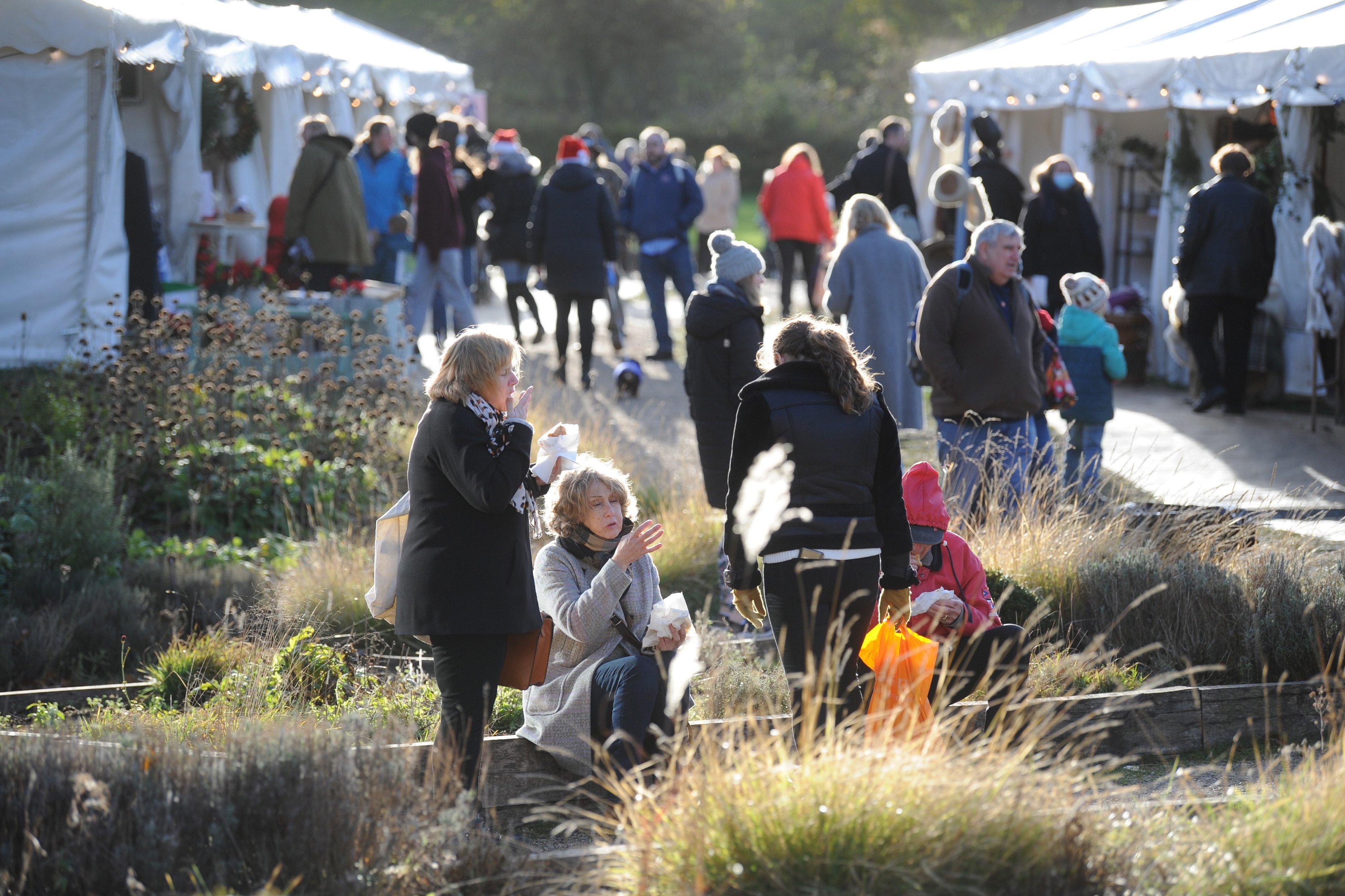 A Christmas Experience & Market at the Weald and Downland Living Museum. Pic S Robards SR2112042 SUS-210412-202546001