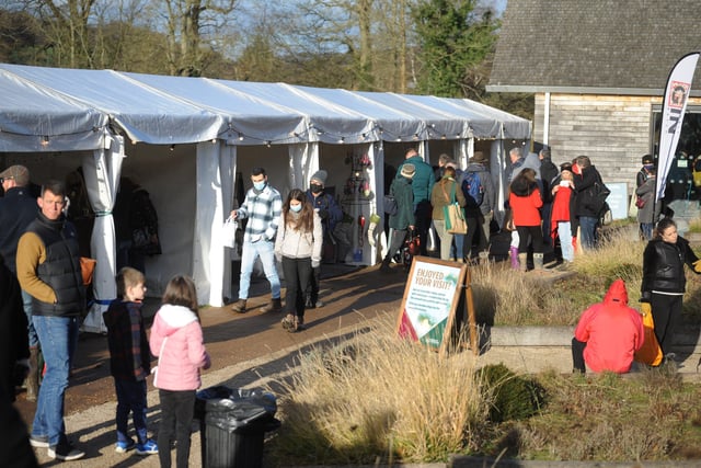 A Christmas Experience & Market at the Weald and Downland Living Museum. Pic S Robards SR2112042 SUS-210412-202816001