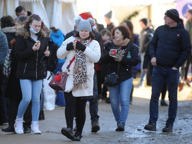 A Christmas Experience & Market at the Weald and Downland Living Museum. Pic S Robards SR2112042 SUS-210412-202720001