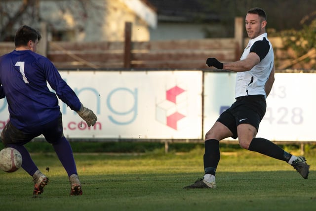 Action from Pagham's 6-2 win over East Preston at Nyetimber Lane / Pictures: Chris Hatton
