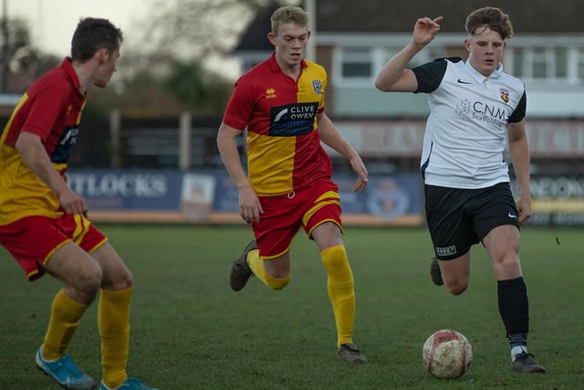 Action from Pagham's 6-2 win over East Preston at Nyetimber Lane / Pictures: Chris Hatton