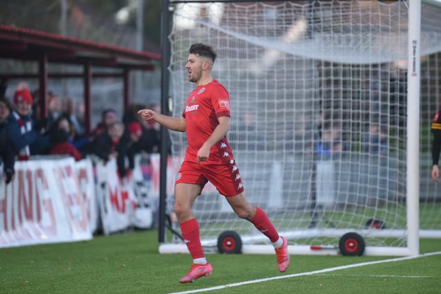 Action and celebrations from Worthing's 2-0 Isthmian premier win over Cray Wanderers at Woodside Road / Pictures: Marcus Hoare