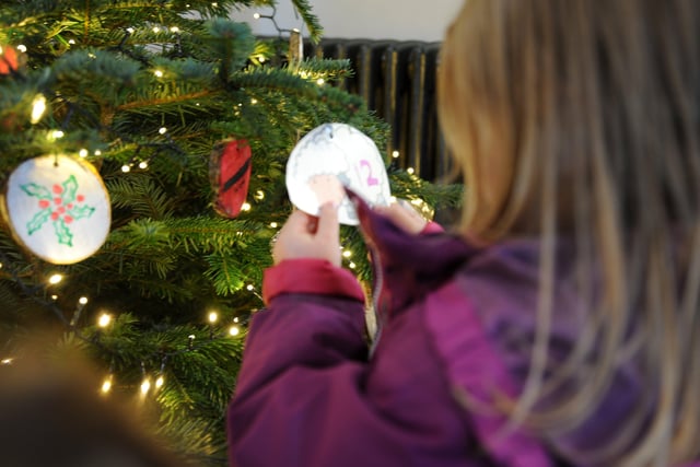 Lancing church host first Christmas Tree Festival. Pic S Robards SR2112043 SUS-210412-202838001