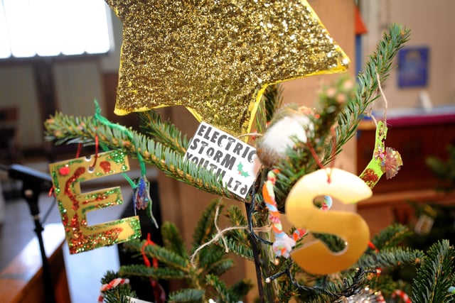 Lancing church host first Christmas Tree Festival. Pic S Robards SR2112043 SUS-210412-202957001