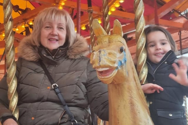 A carousel was a stunning centrepiece for Wainfleet Christmas Market.