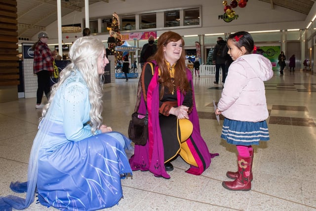 Festive characters made it an extra special day out for youngsters