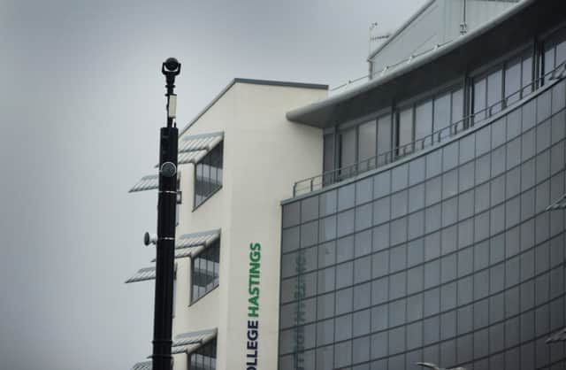 CCTV in Hastings town centre. SUS-200114-141442001