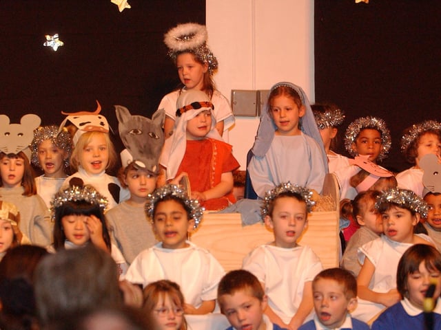 Oakdale School Nativity. Can you help us date the image?