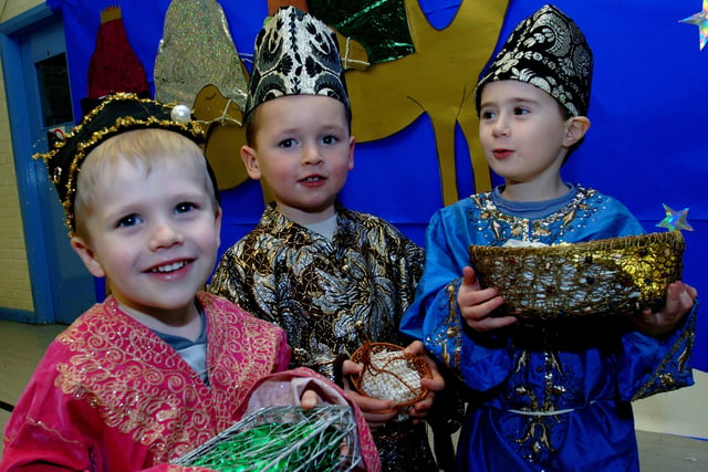 Some of the cast from the Nativity at Marriott Hall Nursery School in Goring in 2006. Picture: Stephen Goodger
