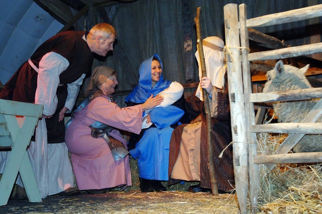 A scene from the Durrington Free Church live Nativity in the grounds of Durrington Middle School in December 2006. Picture: Stephen Goodger
