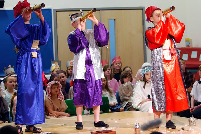 Scenes from the Nativity play at Walberton and Binsted CE Primary School in December 2006. Picture: Stephen Goodger