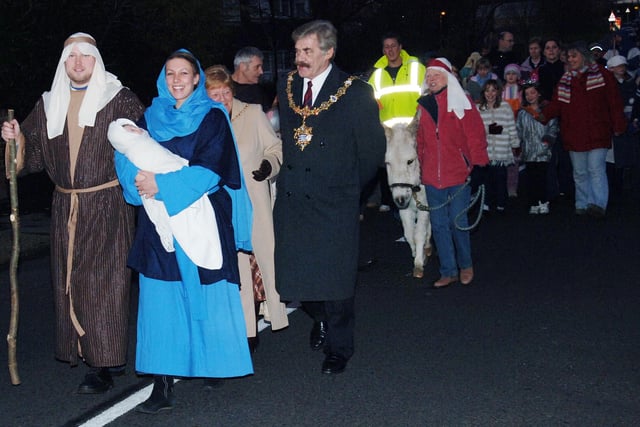 A scene from the Durrington Free Church live Nativity in the grounds of Durrington Middle School in December 2006. Picture: Stephen Goodger