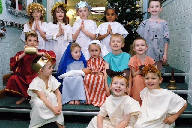 Durrington First School pupils in a scene from their Nativity play. Picture: Malcolm McCluskey